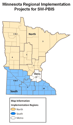 Mn Dhs Rrs Map Minnesota PBIS - Statewide PBIS